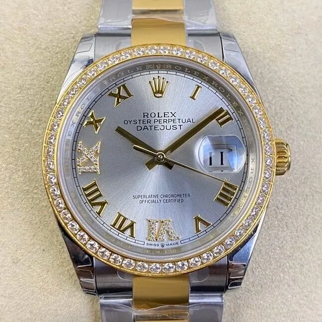 FastDry Rolex Datejust M126283RBR-0018 Gold Watch Size 36mm EW Factory 2747