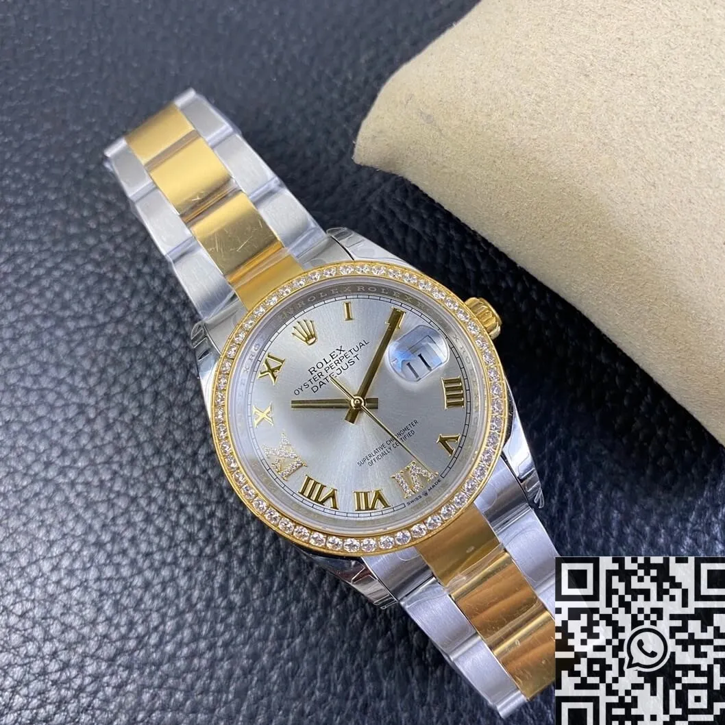 FastDry Rolex Datejust M126283RBR-0018 Gold Watch Size 36mm EW Factory 2747