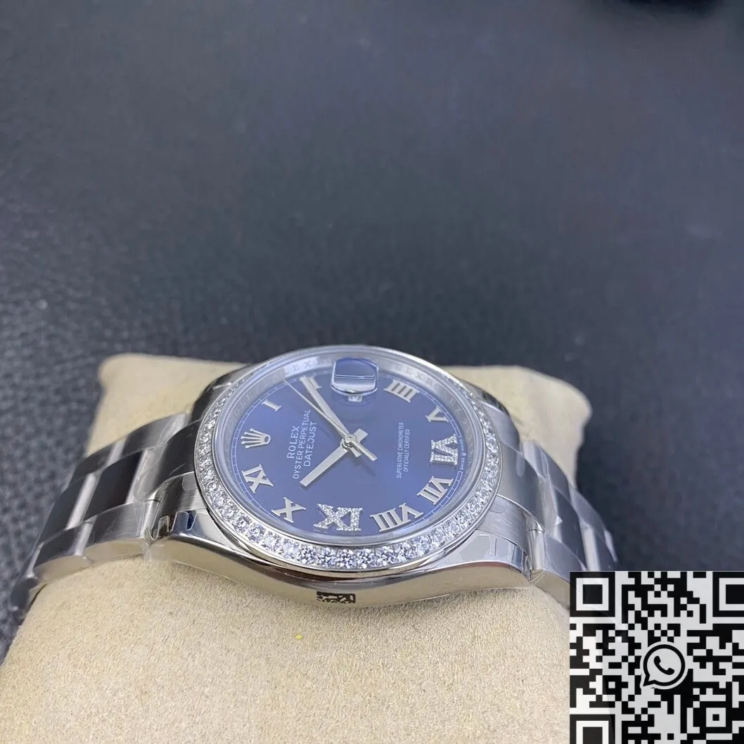 Rolex Datejust M126284RBR Blue Dial Size 36mm Watch EW Factory Functional 2754