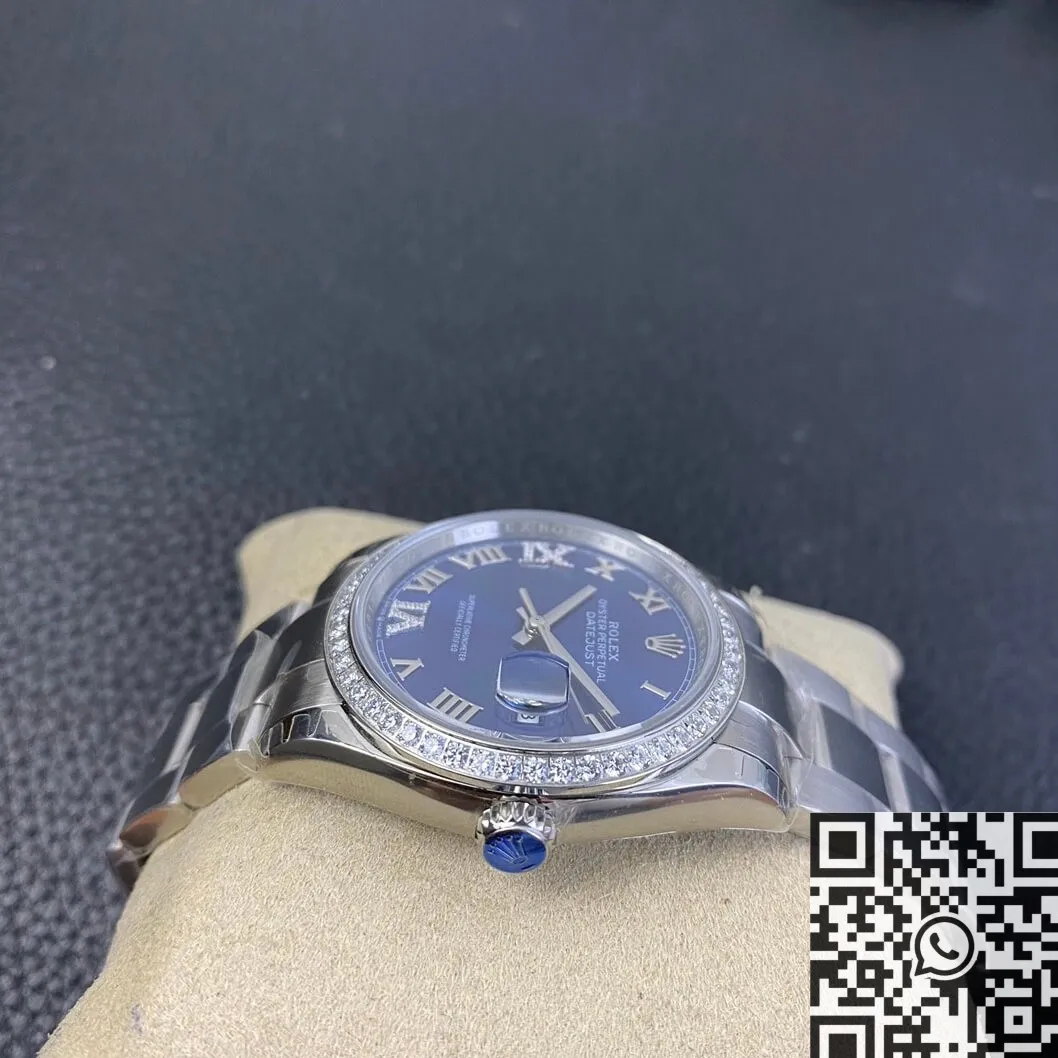 Rolex Datejust M126284RBR Blue Dial Size 36mm Watch EW Factory Functional 2754