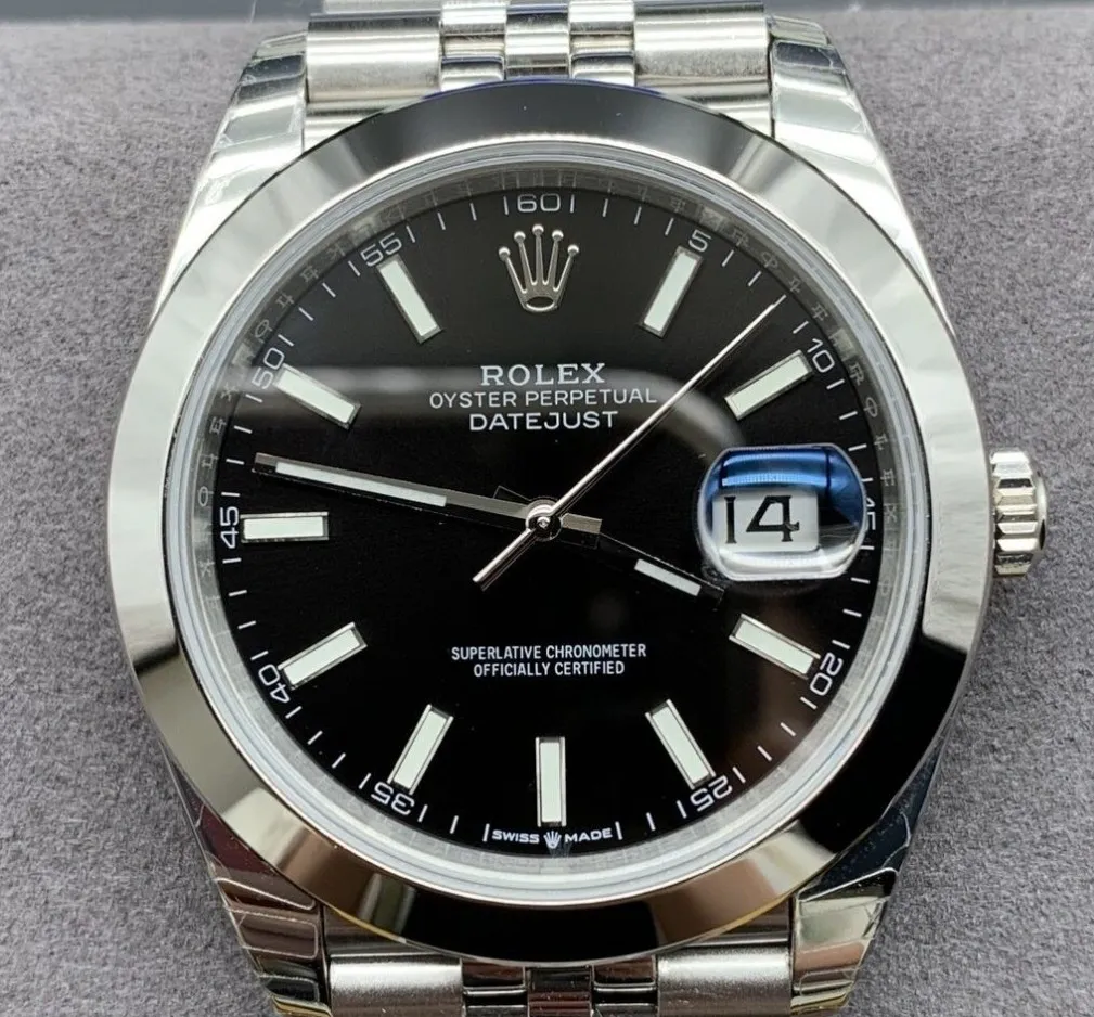 Fashionable Rolex Datejust M126300-0012 Black Dial Size 41mm Watch EW Factory 2739