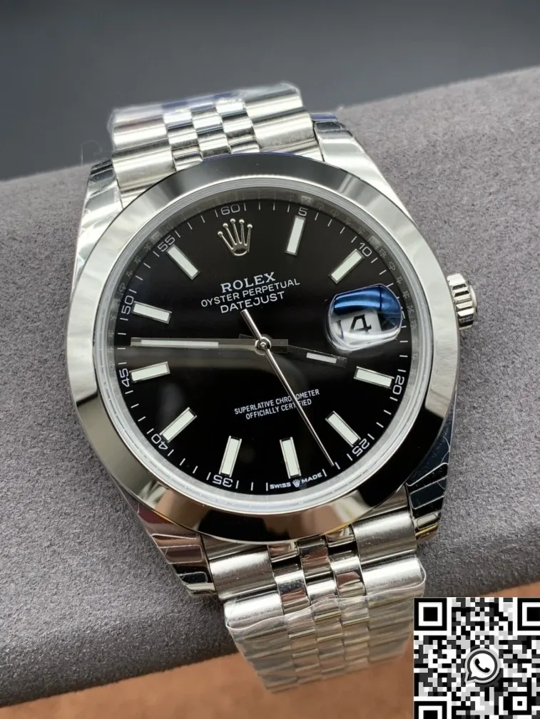 Fashionable Rolex Datejust M126300-0012 Black Dial Size 41mm Watch EW Factory 2739