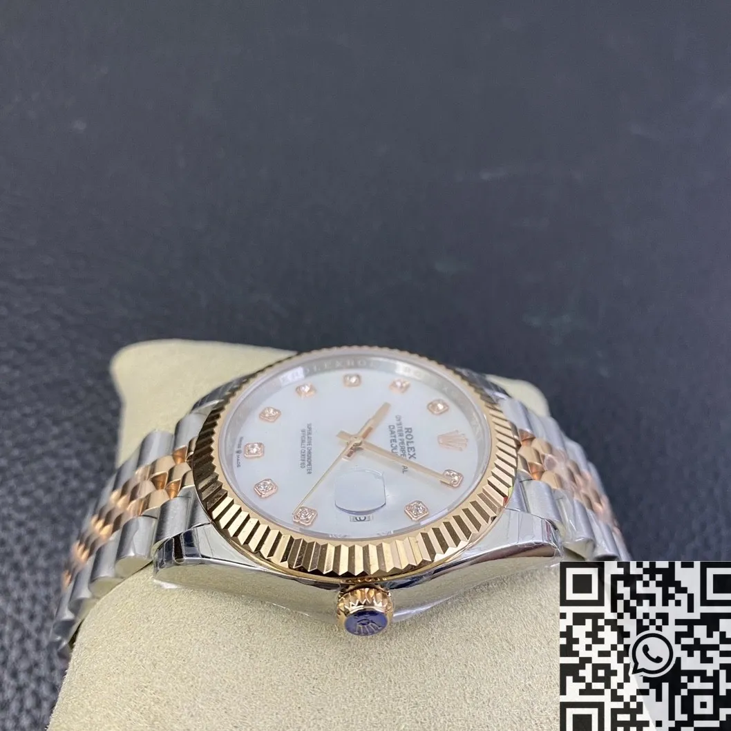 Bold Rolex Datejust M126331-0014 Mother-of-Pearl Diamonds Size 41mm EW Factory 2756