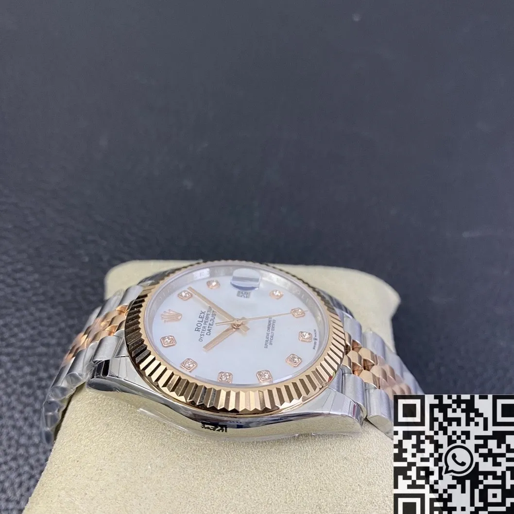 Bold Rolex Datejust M126331-0014 Mother-of-Pearl Diamonds Size 41mm EW Factory 2756
