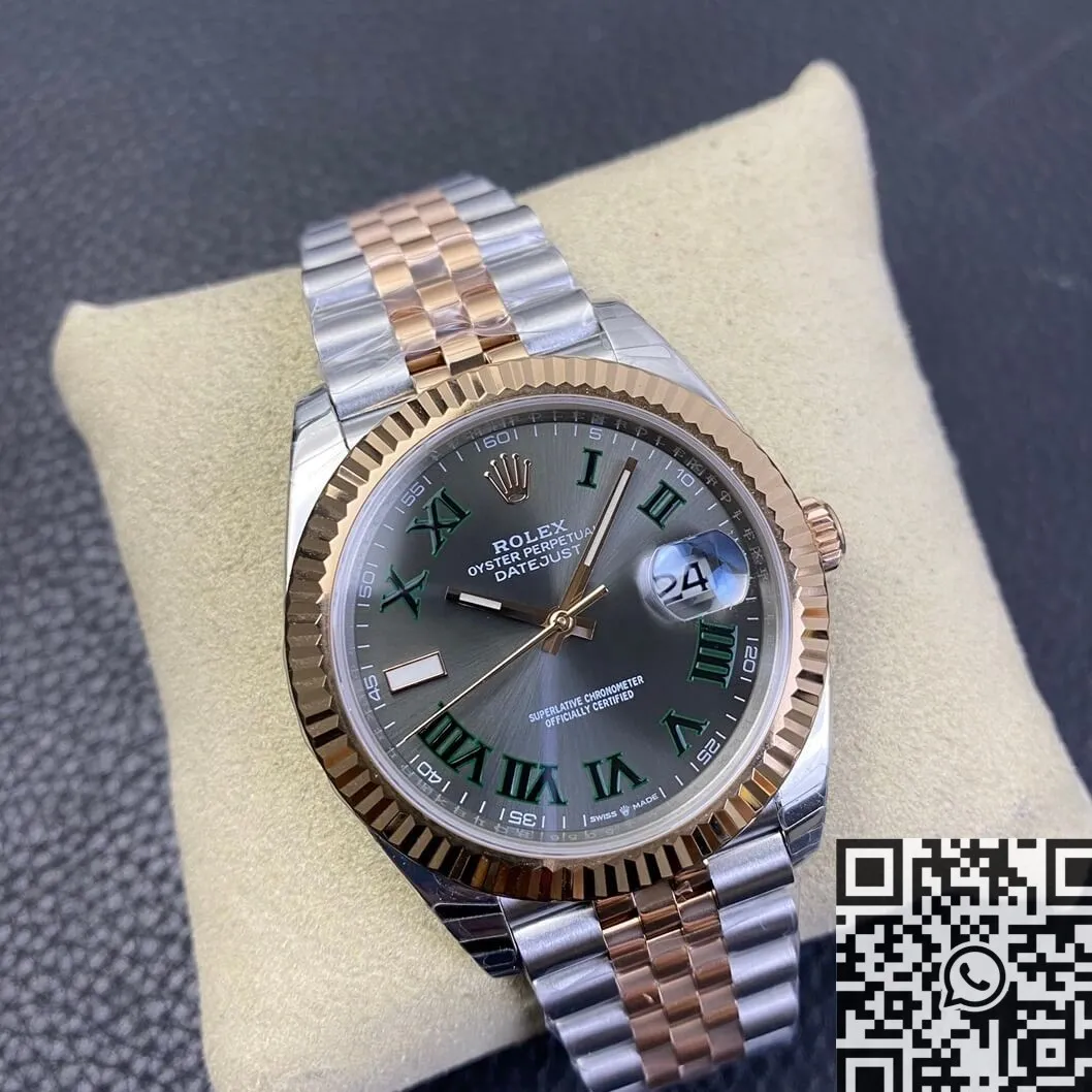 Comfortable Rolex Datejust M126331-0016 Rose Gold Watch Size 41mm EW Factory 2757