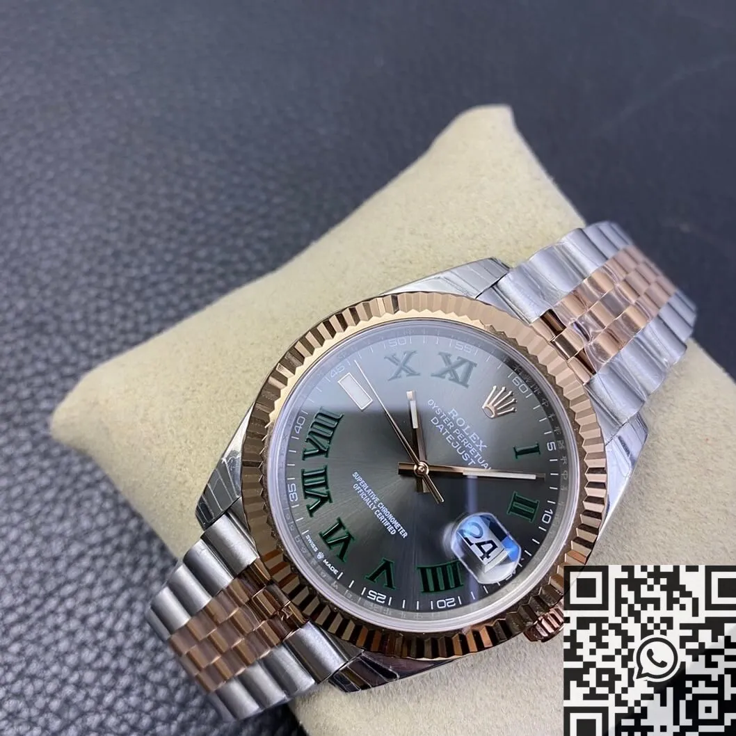 Comfortable Rolex Datejust M126331-0016 Rose Gold Watch Size 41mm EW Factory 2757