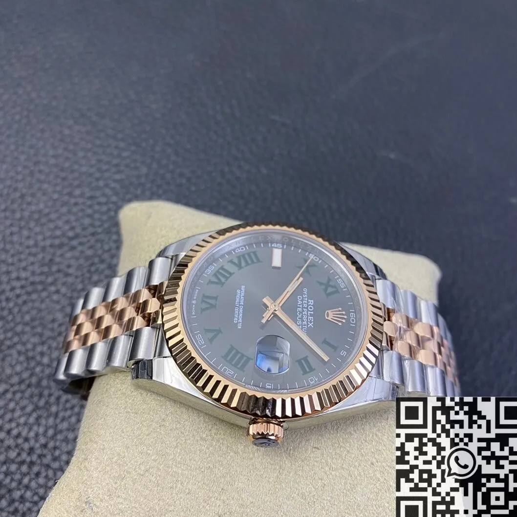 Comfortable Rolex Datejust M126331-0016 Rose Gold Watch Size 41mm EW Factory 2757
