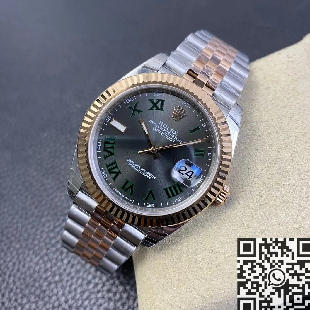 Comfortable Rolex Datejust M126331-0016 Rose Gold Watch Size 41mm EW Factory 2757
