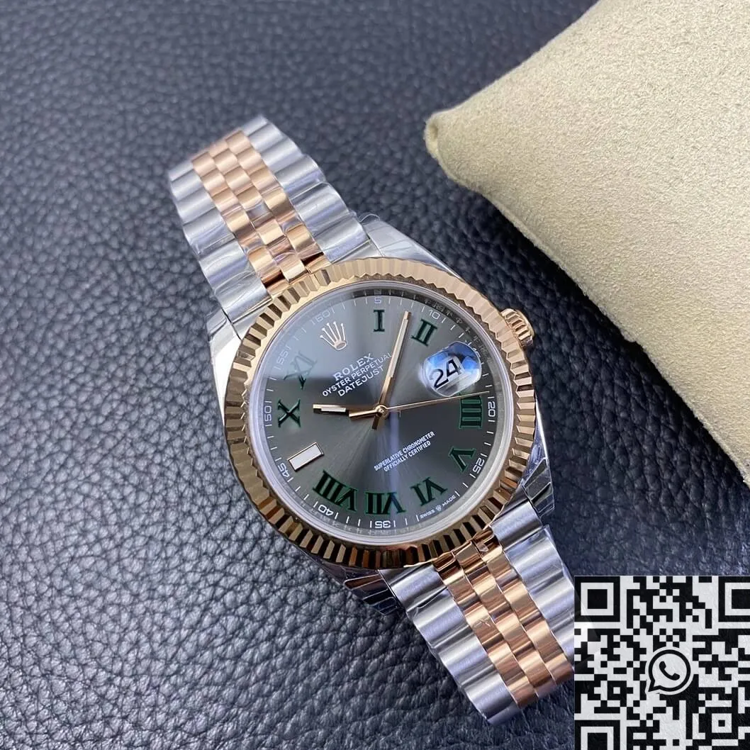 Comfortable Rolex Datejust M126331-0016 Rose Gold Watch Size 41mm EW Factory 2757
