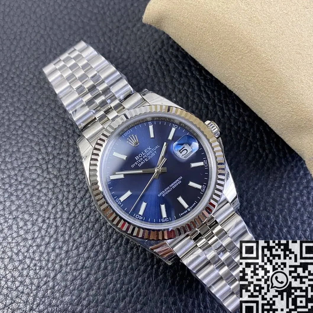 Rolex Datejust M126334-0002 Blue Dial Size 41mm Watch EW Factory RelaxedFit 2759