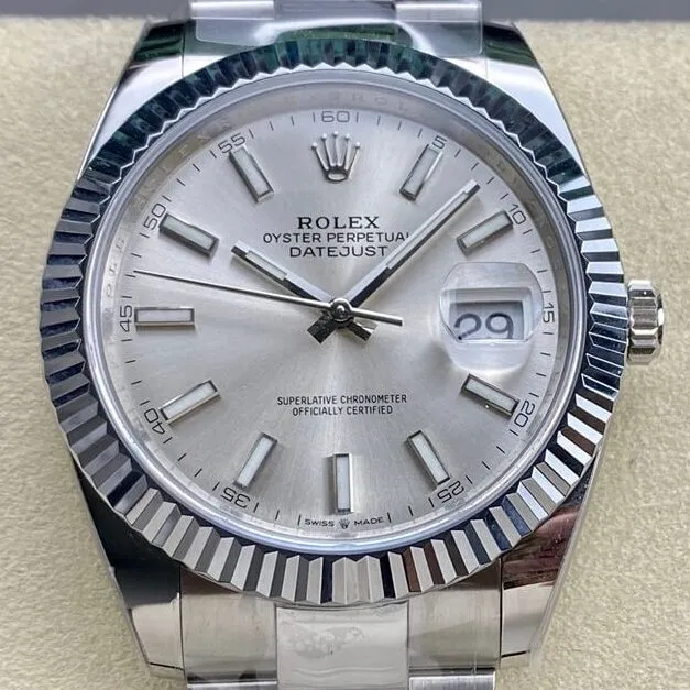 Rolex Datejust M126334-0003 silver Watch Size 41mm ARF Factory HighPerformance 2123