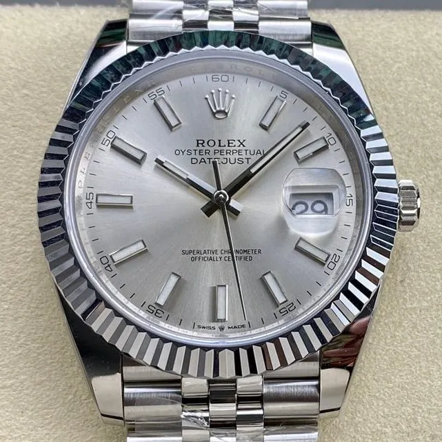 Rolex Datejust M126334-0004 Silver Gray Watch Size 41mm ARF Factory Affordable 2121