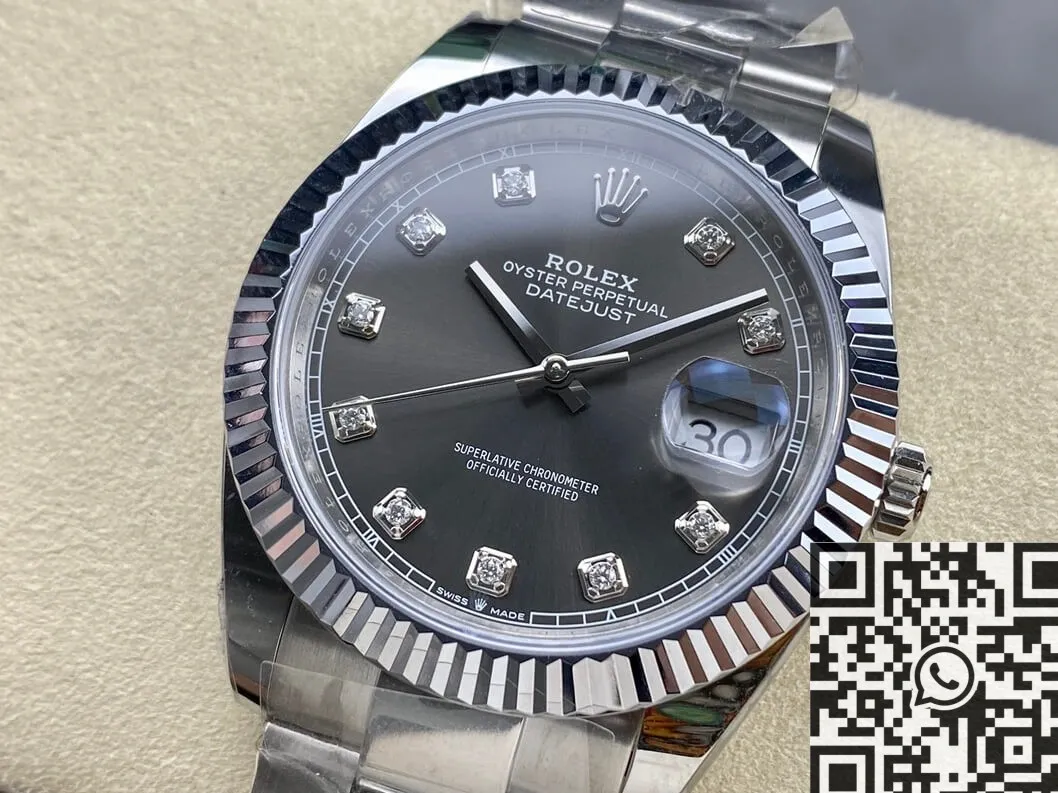 Rolex Datejust M126334-0005 Silver Gray Watch Size 41mm ARF Factory ComfortFit 2120