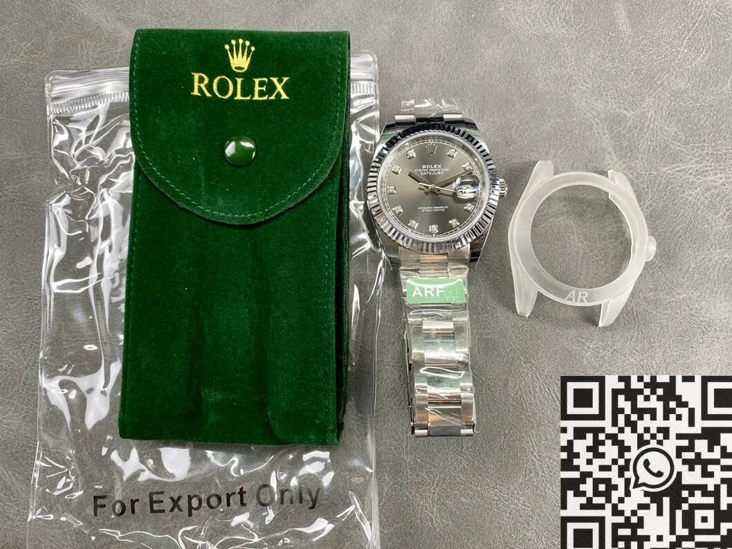 Rolex Datejust M126334-0005 Silver Gray Watch Size 41mm ARF Factory ComfortFit 2120