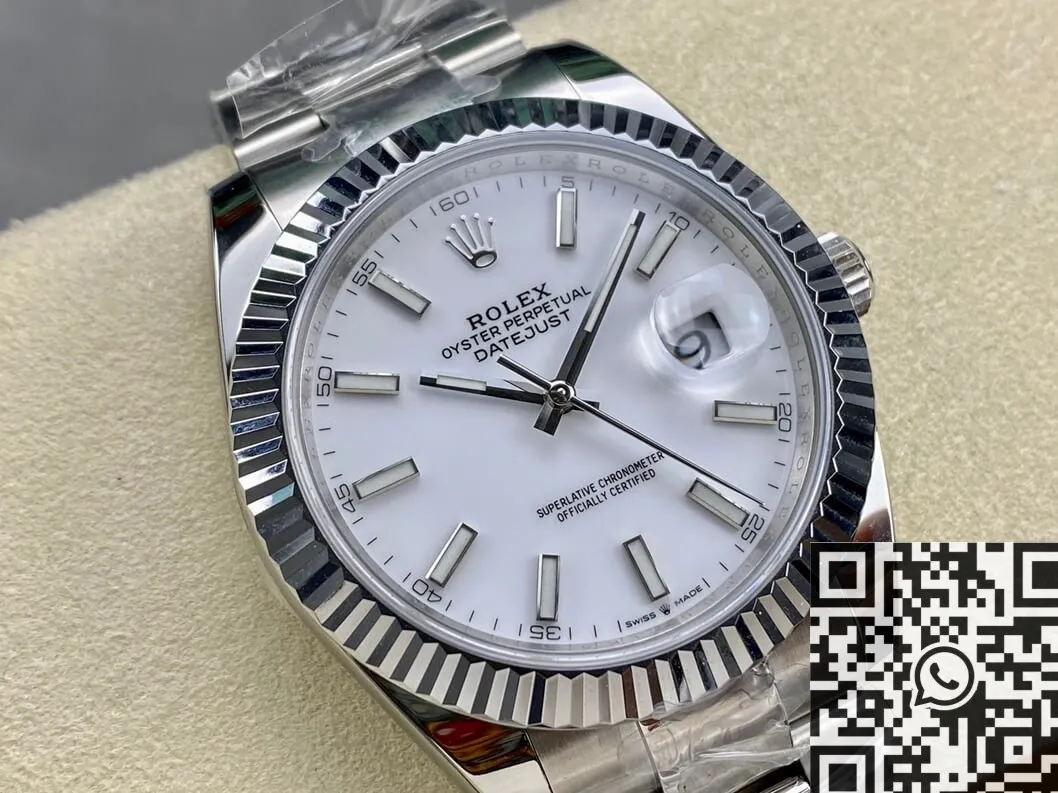 Rolex Datejust M126334-0009 White Watch Size 41mm ARF Factory HighQuality 2124
