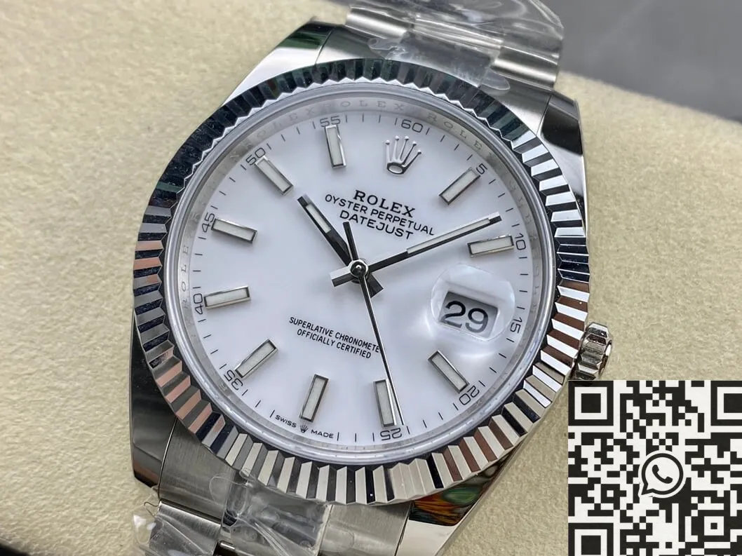 Rolex Datejust M126334-0009 White Watch Size 41mm ARF Factory HighQuality 2124