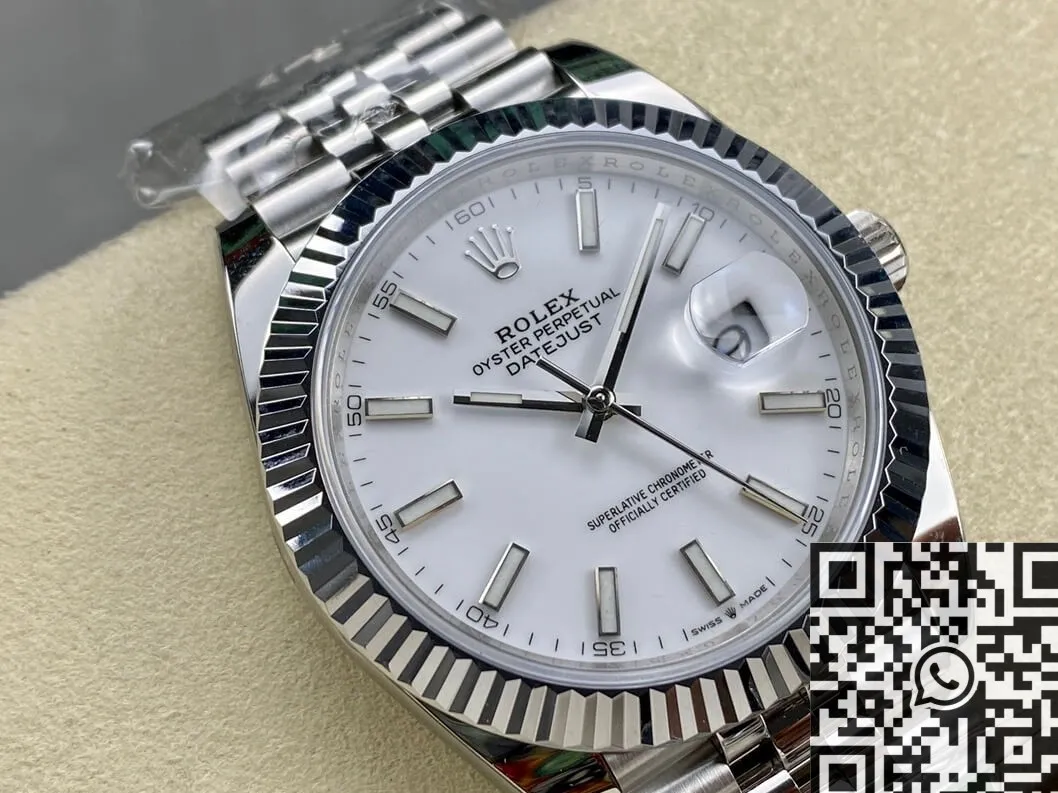 TechFriendly Rolex Datejust M126334-0010 White Watch Size 41mm ARF Factory 2125