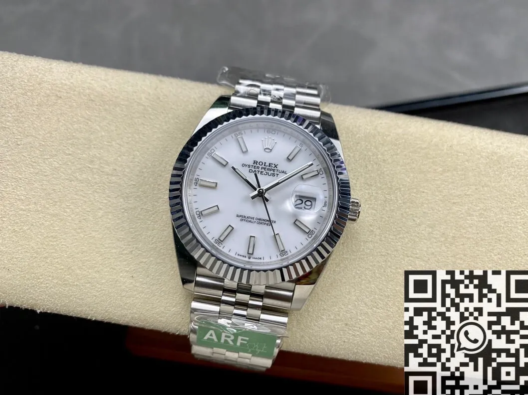 TechFriendly Rolex Datejust M126334-0010 White Watch Size 41mm ARF Factory 2125