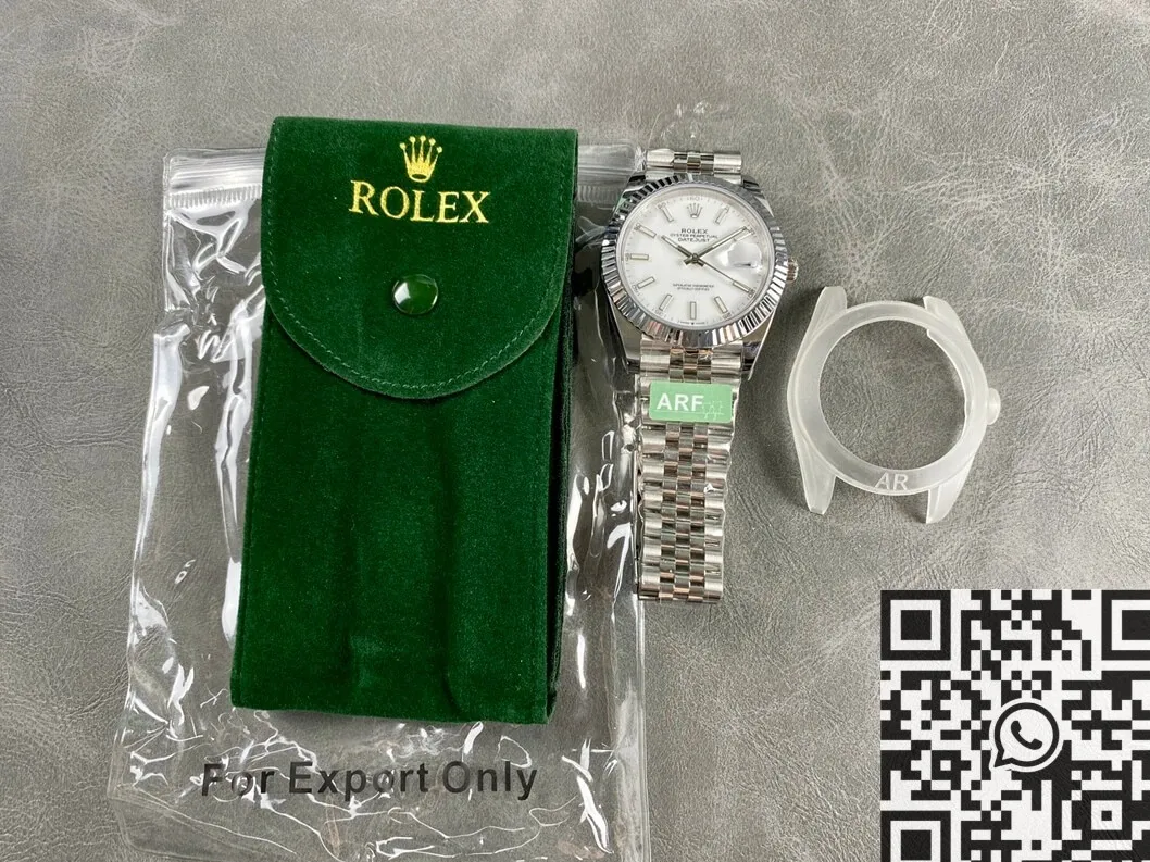 TechFriendly Rolex Datejust M126334-0010 White Watch Size 41mm ARF Factory 2125