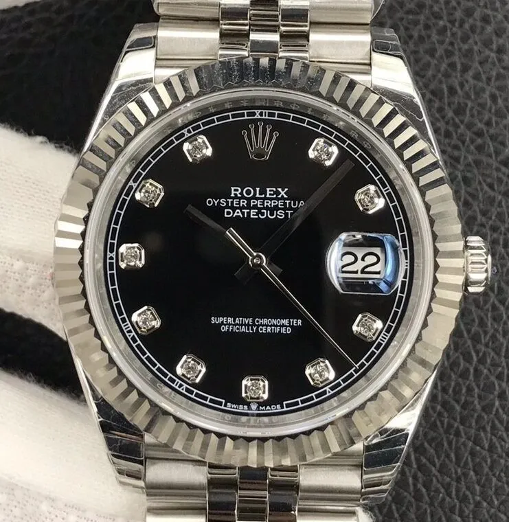 SoftTouch Rolex Datejust M126334-0012 Black Dial Size 41mm Watch EW Factory 2763