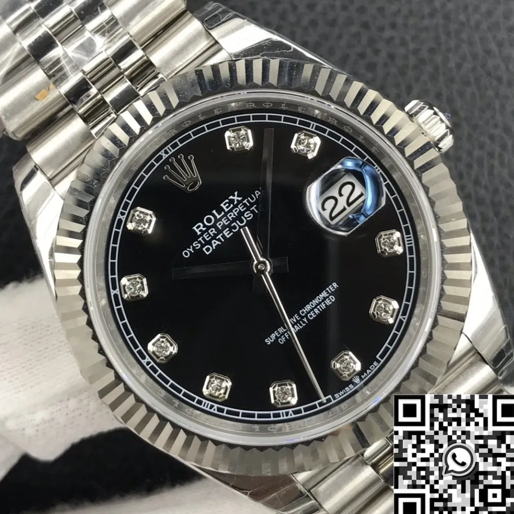 SoftTouch Rolex Datejust M126334-0012 Black Dial Size 41mm Watch EW Factory 2763