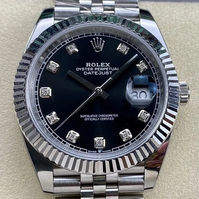 Comfortable Rolex Datejust M126334-0012 Black Watch Size 41mm ARF Factory 2112