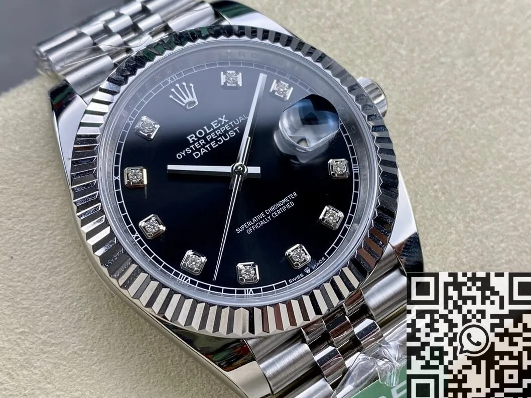 Comfortable Rolex Datejust M126334-0012 Black Watch Size 41mm ARF Factory 2112