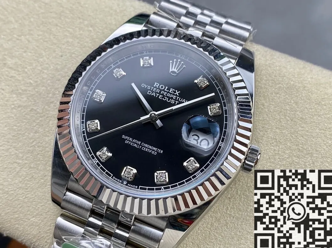 Comfortable Rolex Datejust M126334-0012 Black Watch Size 41mm ARF Factory 2112
