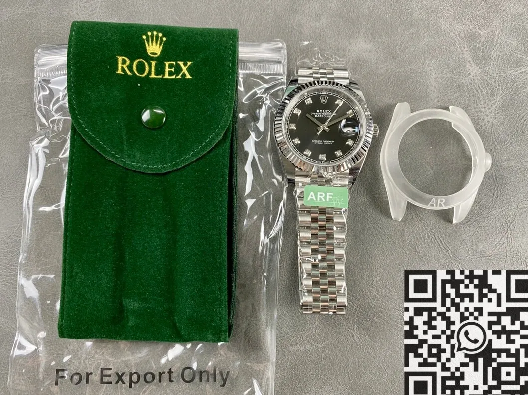 Comfortable Rolex Datejust M126334-0012 Black Watch Size 41mm ARF Factory 2112