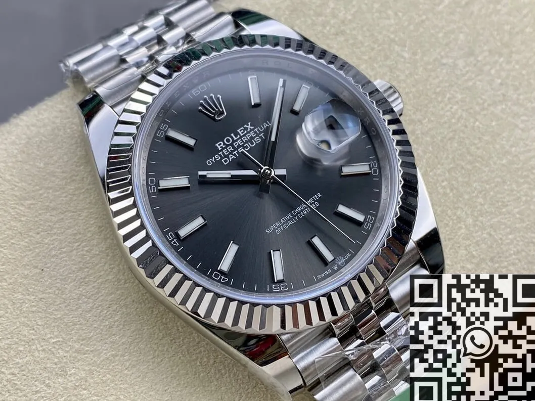 OnTrend Rolex Datejust M126334-0014 Dark Rhodium White Watch Size 41mm ARF Factory 2117