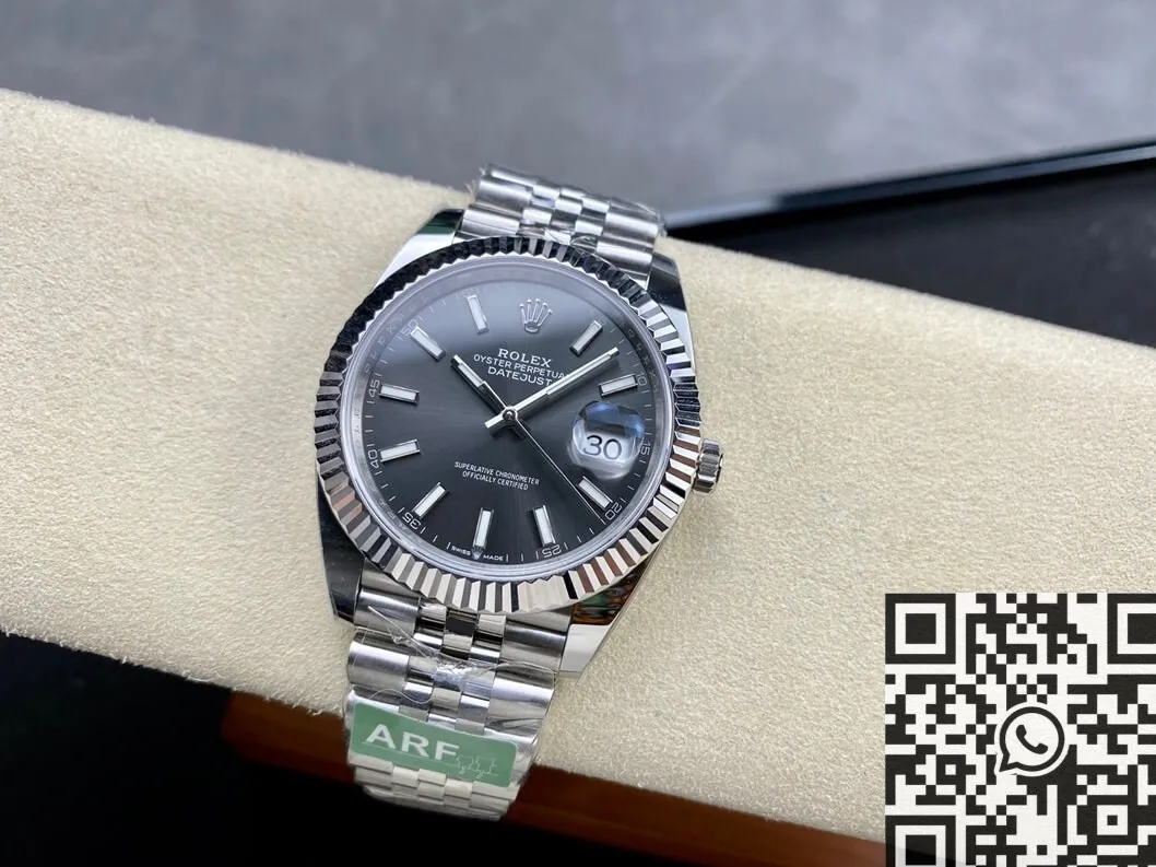 OnTrend Rolex Datejust M126334-0014 Dark Rhodium White Watch Size 41mm ARF Factory 2117