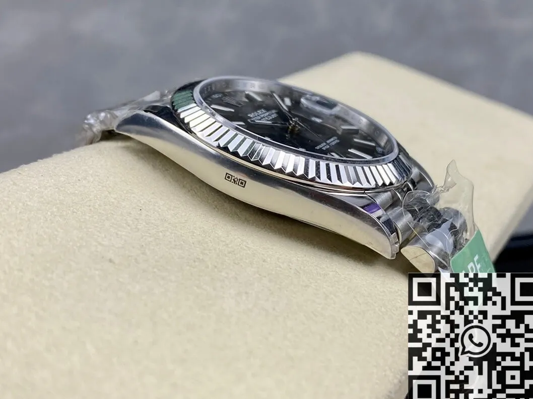 OnTrend Rolex Datejust M126334-0014 Dark Rhodium White Watch Size 41mm ARF Factory 2117