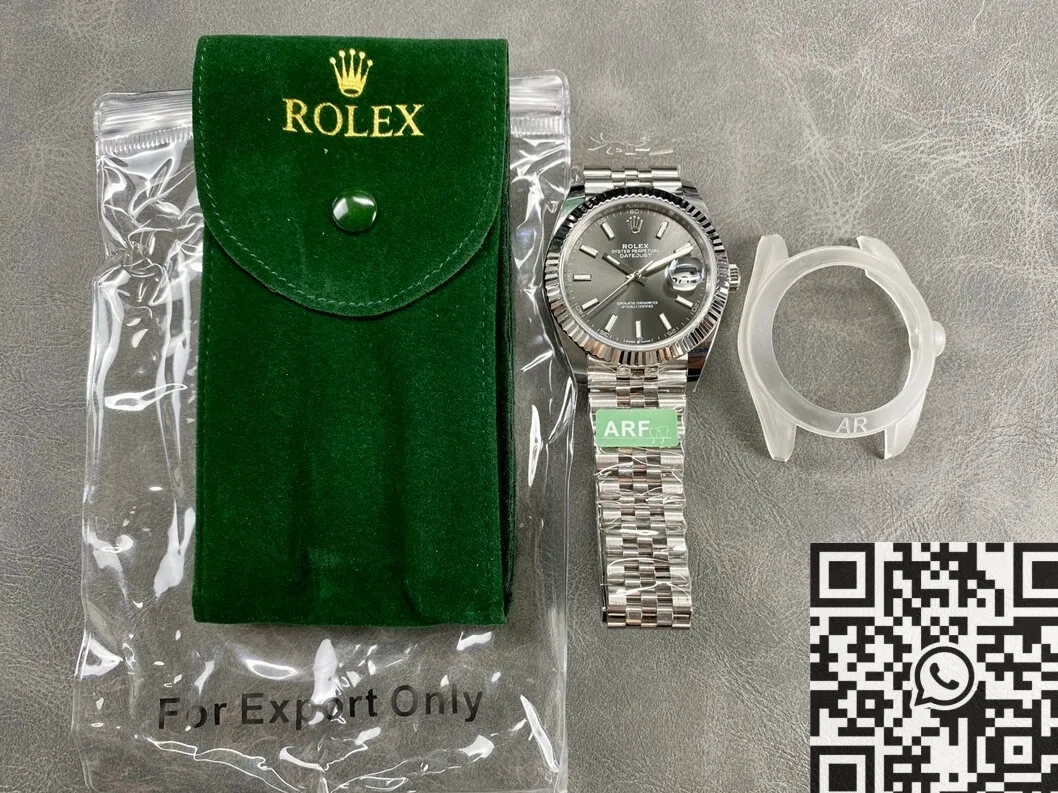 OnTrend Rolex Datejust M126334-0014 Dark Rhodium White Watch Size 41mm ARF Factory 2117