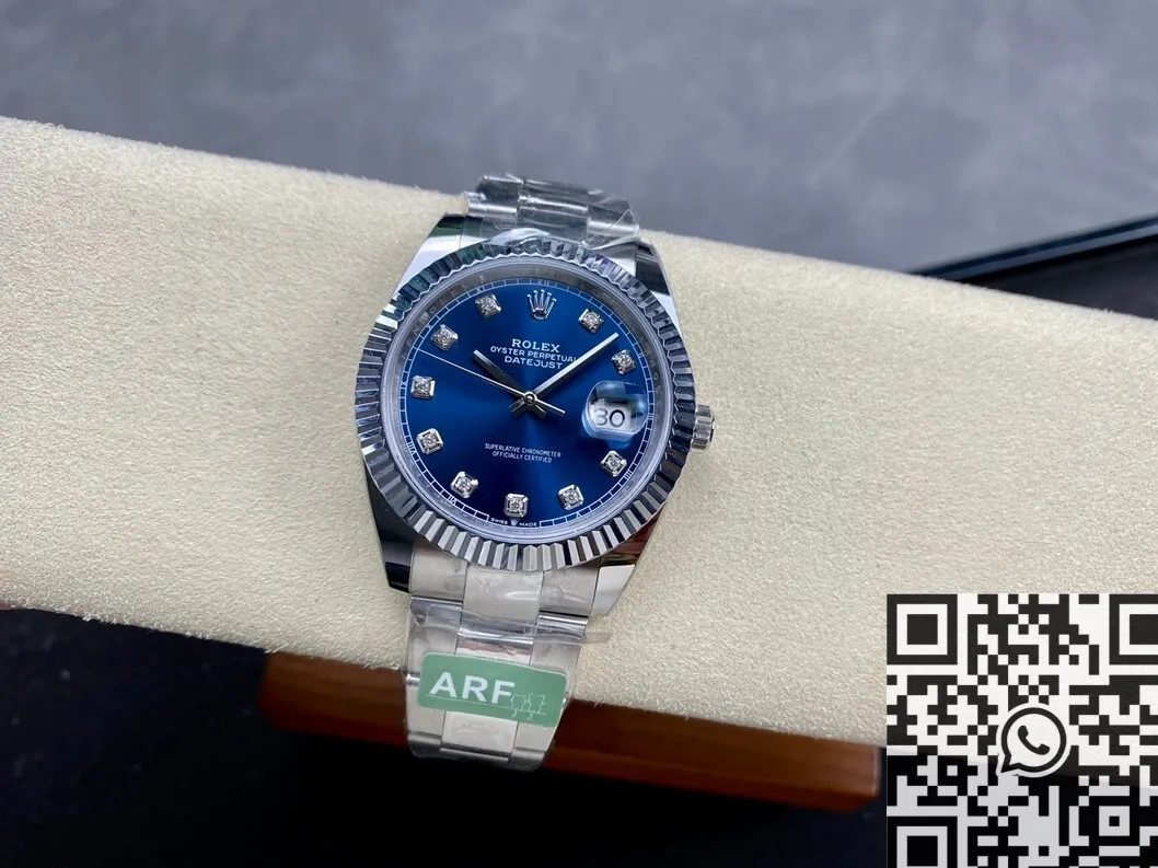 Soft Rolex Datejust M126334-0015 Blue Diamond Watch Size 41mm ARF Factory 2118