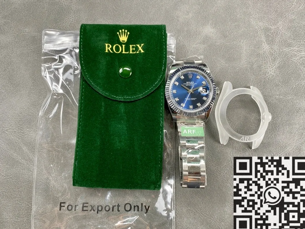 Soft Rolex Datejust M126334-0015 Blue Diamond Watch Size 41mm ARF Factory 2118