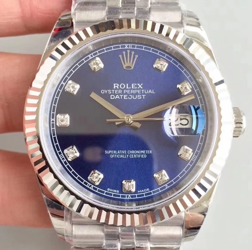 Seasonal Rolex Datejust M126334-0016 Blue Dial Size 41mm Watch EW Factory 2767
