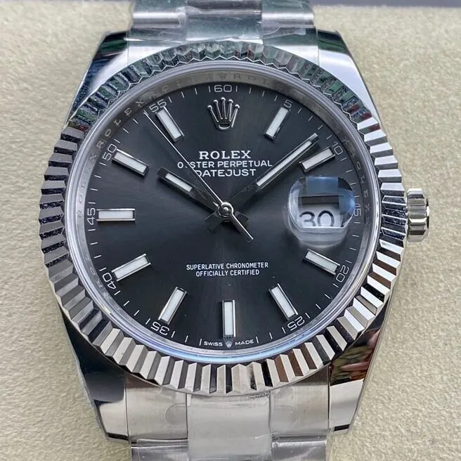 Refined Rolex Datejust M126334-0017 Black Watch Size 41mm ARF Factory 2110