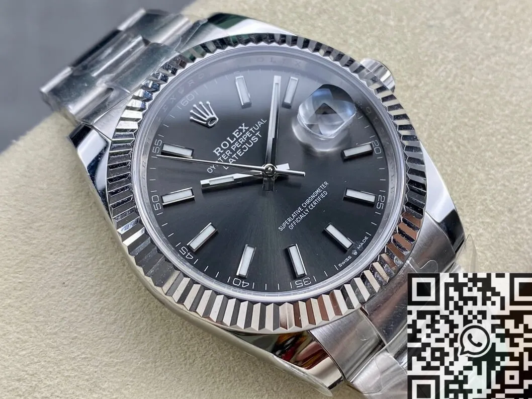 Refined Rolex Datejust M126334-0017 Black Watch Size 41mm ARF Factory 2110