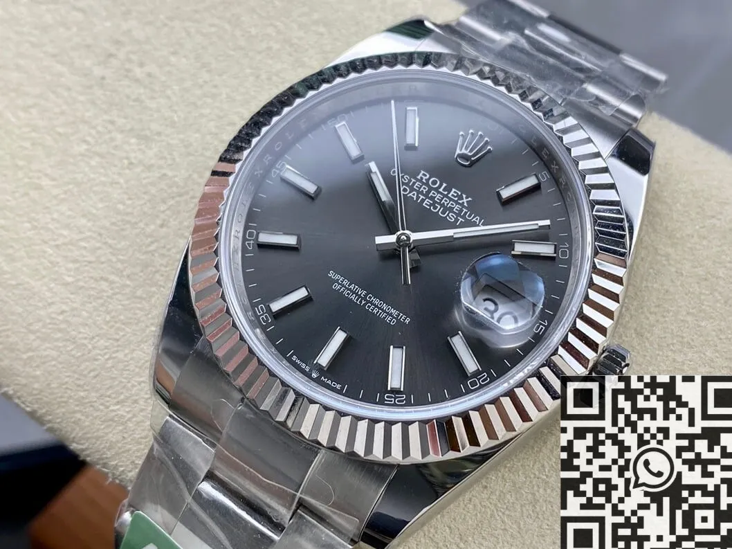 Refined Rolex Datejust M126334-0017 Black Watch Size 41mm ARF Factory 2110