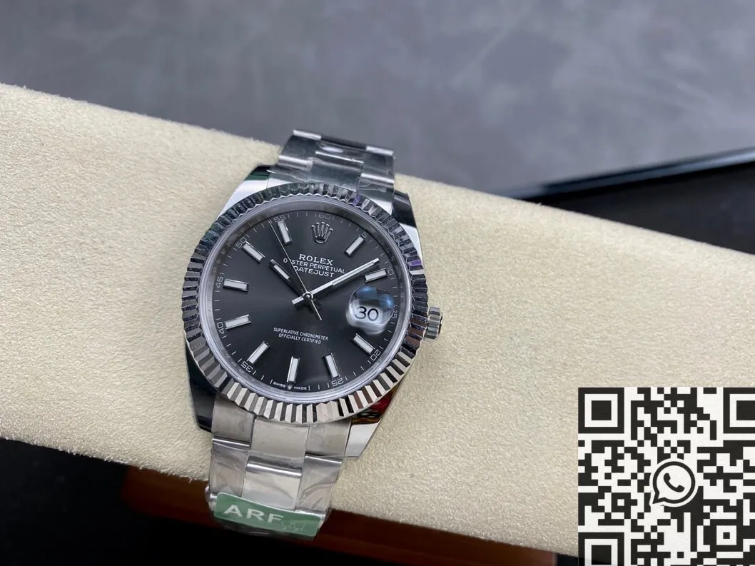 Refined Rolex Datejust M126334-0017 Black Watch Size 41mm ARF Factory 2110