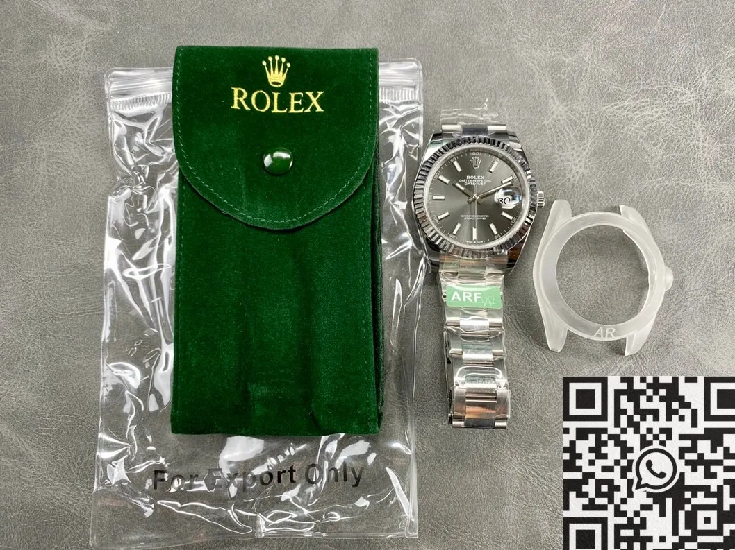 Refined Rolex Datejust M126334-0017 Black Watch Size 41mm ARF Factory 2110