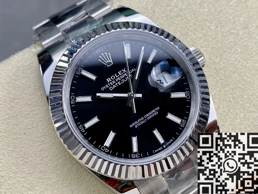 Lightweight Rolex Datejust M126334-0017 Black Watch Size 41mm ARF Factory 2128