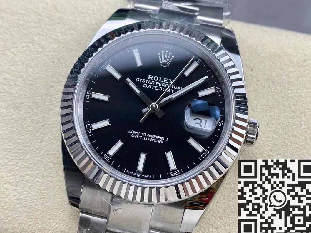 Lightweight Rolex Datejust M126334-0017 Black Watch Size 41mm ARF Factory 2128