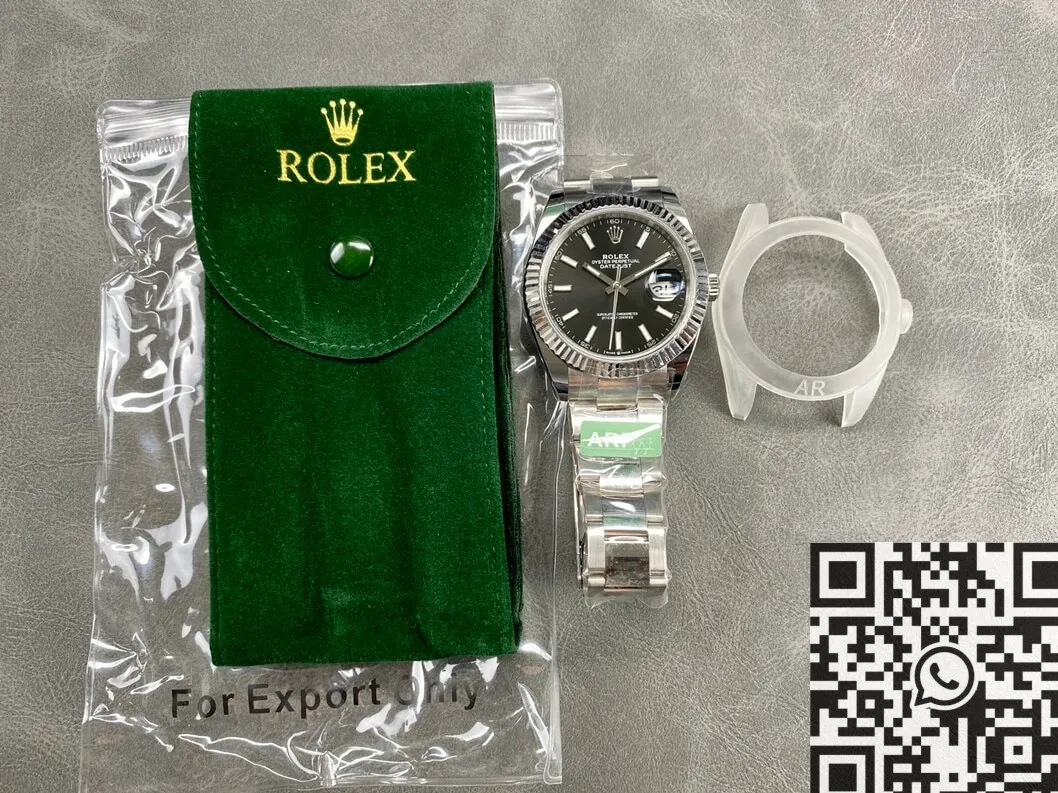 Lightweight Rolex Datejust M126334-0017 Black Watch Size 41mm ARF Factory 2128