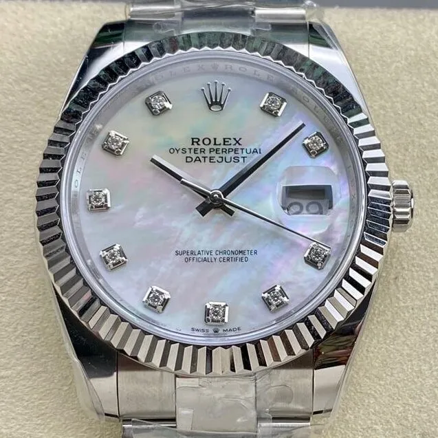 Premium Rolex Datejust M126334-0019 White Watch Size 41mm ARF Factory 2126