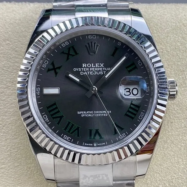 Rolex Datejust M126334-0021 Dark Gray Watch Size 41mm ARF Factory Elegant 2129