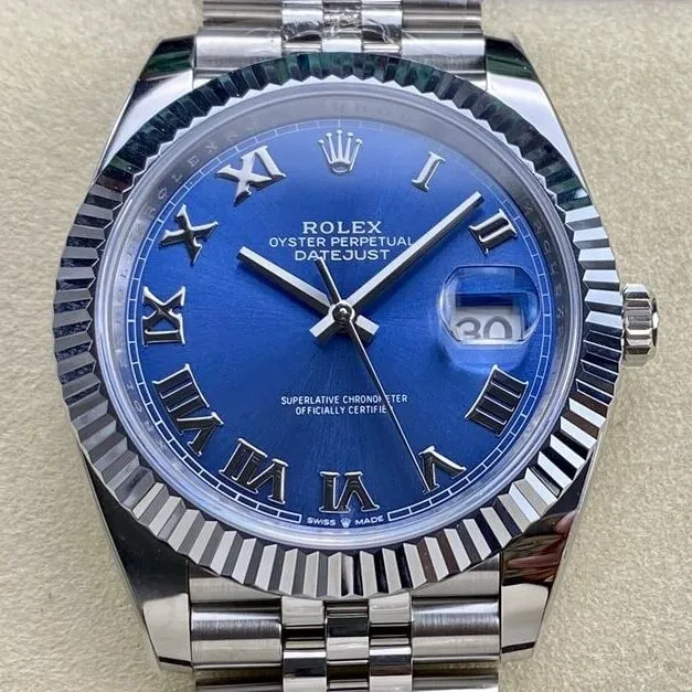 Rolex Datejust M126334-0026 Blue Watch Size 41mm ARF Factory Soft 2132