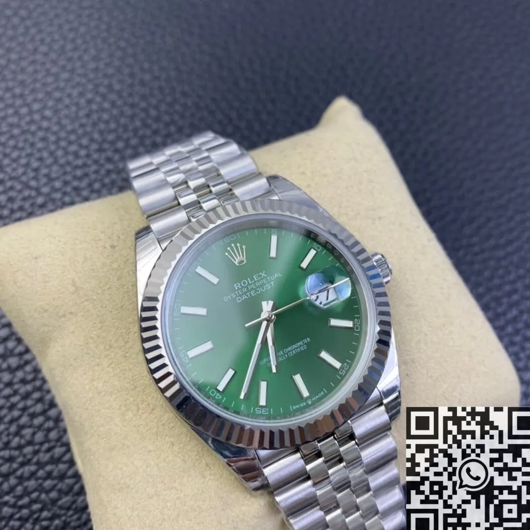 Rolex Datejust M126334-0028 Mint Green Dial Size 41mm Watch EW Factory DailyWear 2769