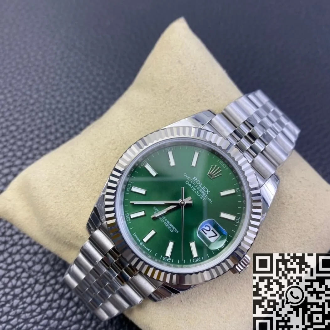 Rolex Datejust M126334-0028 Mint Green Dial Size 41mm Watch EW Factory DailyWear 2769