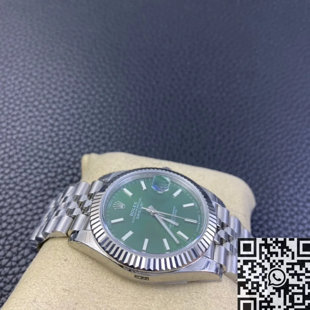 Rolex Datejust M126334-0028 Mint Green Dial Size 41mm Watch EW Factory DailyWear 2769